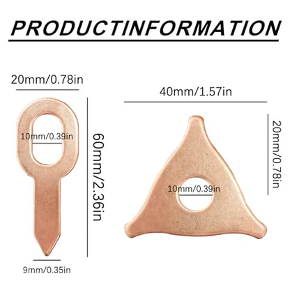 100PCS Dent Pulling Rings, Dent Pulling Puller Triangle OT Dent Pulling