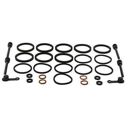 All Balls Racing Front Caliper Rebuild Kit 18-3145 Compatible With/Replacement For Kawasaki ZX 6R 03-04