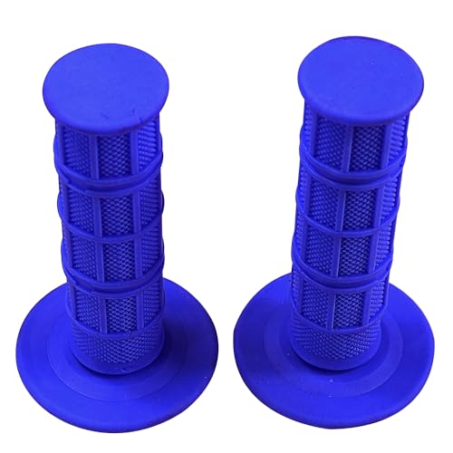 7/8" Handlebar Grips for 50cc-125cc CRF70 CRF80 TRX450 TTR90 TTR110 TTR125 PW80 RM80 DR650 KLX250 KLX300 KX65 SSR125 Pit Dirt Bike ATV Quad Motocross Motorcycles CT100U CT200U Mini Bike - color: Blue