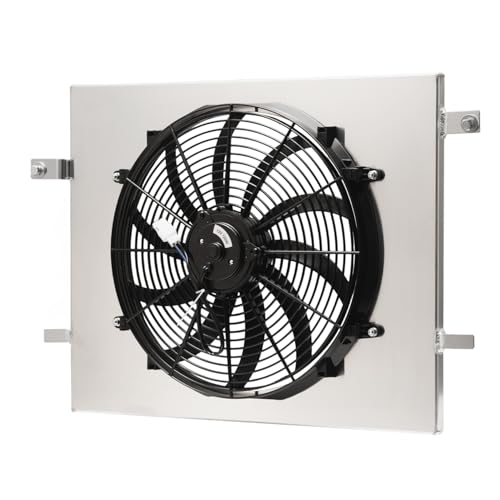 Radiator Shroud&16'' Electric Fan for 2004-2009 Dodge Ram 1500 2500 3500 4000 5.7 5.7l Radiator Cooling Fan Assembly kit