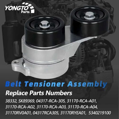 38332 Belt Tensioner Pulley Compatible with Honda Odyssey Accord Acura TL