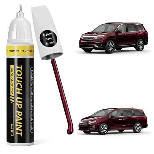 (Deep Scarlet (R561P) Car Touch Up Paint for Honda - color: Deep Scarlet (R561P) for 2025 CR-V/2025 CIVIC/2025 Accord/2025 HR-V/2025 Pilot/2025 Odyssey/2025 Ridgeline/2025 Passport