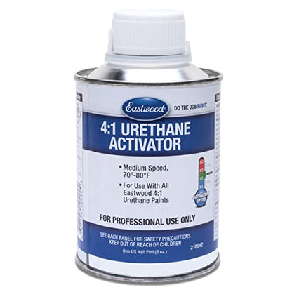 Eastwood Gloss Black High Temperature Ceramic Engine Paint and Activator - color: Gloss Black
