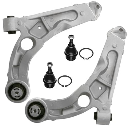 Detroit Axle - 4pc Front End Control Arms Kit for 2014-2018 Jeep Cherokee - size: 4CS48067/4PC