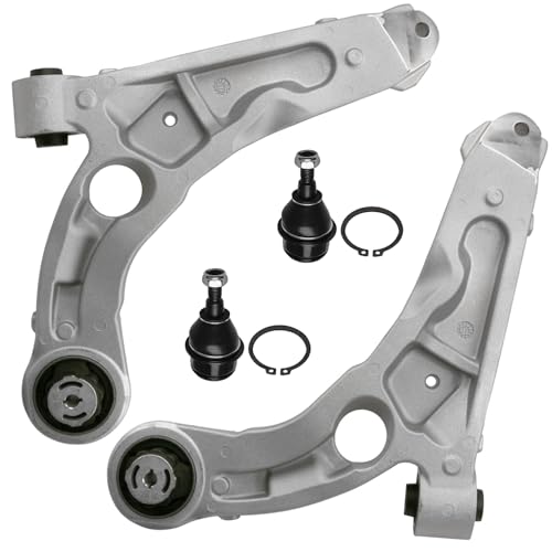 Detroit Axle - 4pc Front End Control Arms Kit for 2014-2018 Jeep Cherokee - size: 4CS48067/4PC