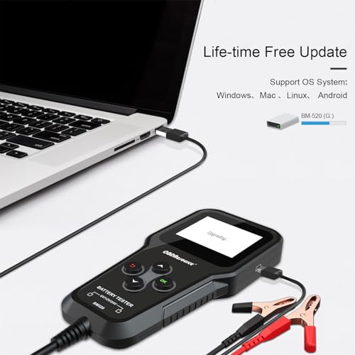 OBDResource Battery Load Tester, Professional Automotive Battery Analyzer - color: black