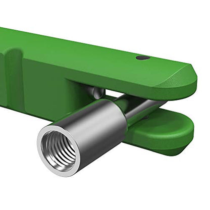 BASIKER Tire Valve Stem Puller Tool No Scratch with Valve Core Tool, Green