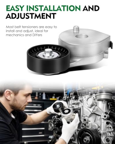 Belt Tensioner Assembly with Pulley for:-Chevy S10 1998-2003 - size: 38165