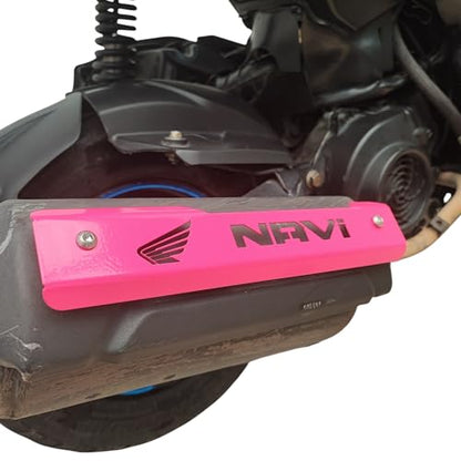 Motorcycle Exhaust Cover Compatible with Honda Navi (Passion Pink)