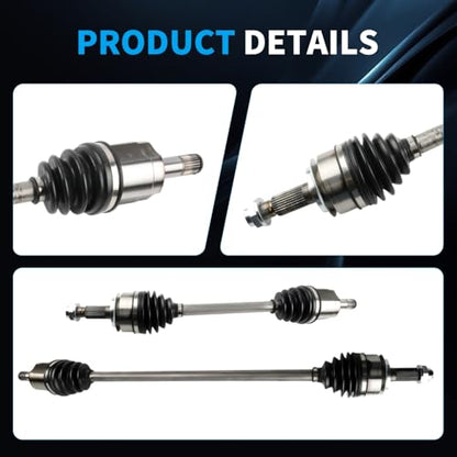 Front CV Axle for Honda Civic 2006-2015 L4 1.8L Automatic 2PC - size: Front Left & Right CV Axle Shaft