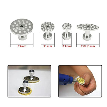 25PCS Paintless Dent Repair Puller Tools Kit with Dent Removal Slide Hammer for Auto Body Dents Hail Damage Removal - color: Repair Kit B