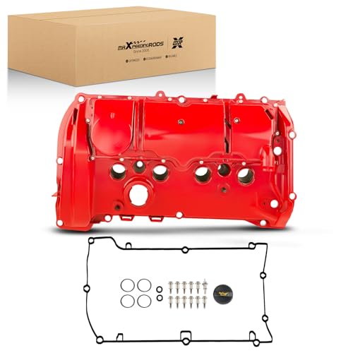 maXpeedingrods Aluminum Engine Valve Cover for Cooper S R55 R56 R57 R58 R59 R60 R61 N18B16A 1.6L Turbocharged 2011-2016 Replacement 11127646552 11127603390
