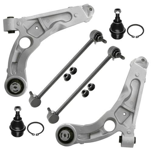 Detroit Axle - FWD Front Lower Control Arms Kit for 2014-2018 Jeep Cherokee - size: 6CS48069/6PC