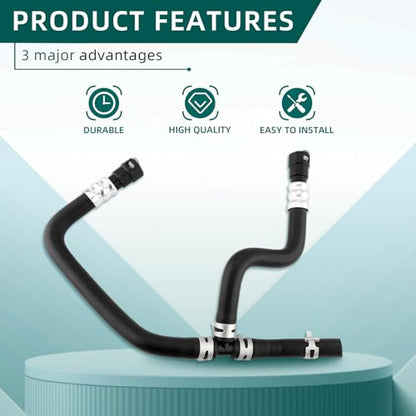 AUTOKAY HAVC Inlet Engine Heater Hose Set Fits for Saturn Outlook 2007-2010