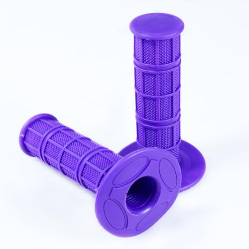 7/8" Handlebar Grips for 50cc-125cc CRF70 CRF80 TRX450 TTR90 TTR110 TTR125 PW80 RM80 DR650 KLX250 KLX300 KX65 SSR125 Pit Dirt Bike ATV Quad Motocross Motorcycles CT100U CT200U Mini Bike - color: Purple