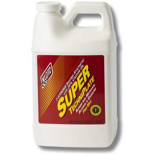 Klotz Super TechniPlate Synthetic Pre-Mix Oil for 2-Stroke Engines – 1/2 Gallon KL-109 - size: 1/2 Gallon
