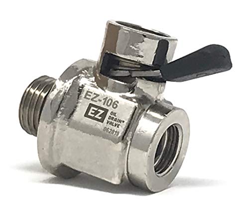 EZ-106(14mm-1.5) EZ Oil Drain Valve with removable Hose End Combo