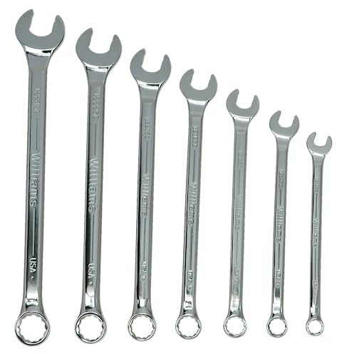 Williams WS-1170SCA 7-Piece Super Combo Wrench Set - size: 7-Piece Set (3/8" to 3/4")