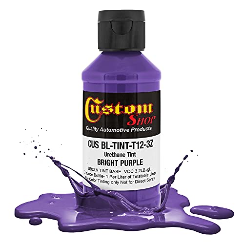 Custom Coat 3 Ounce, Bright Purple, Bed Liner Tint Concentrate - color: Bright Purple, size: 3-Ounce (Pack of 1)