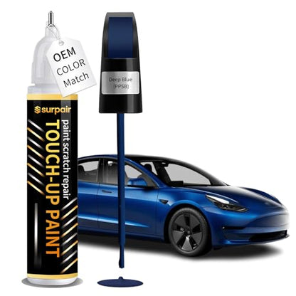 Deep Blue PPSB Touch up Paint for Tesla Car Scratch Remover Pen - color: Deep Blue (PPSB)