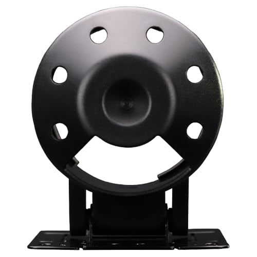 RACETECH 52mm Universal Single Gauge Mounting Cup & Stand – Black - color: Black, size: 52mm (2-1/16")
