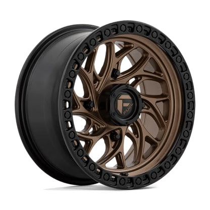 Fuel UTV D777 15X10 4X137 BRZ BLK-RING 00MM - D7771500A655