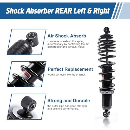 KLV ATV Monotube Rear Shocks,Struts for Yamaha Rhino 5UG-F2210-11-00, 2pcs
