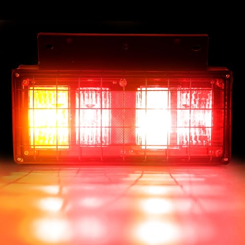 2 Pack Truck Tail Lights Kit with Iron Net Protection With Bulbs - color: Tail Lights-J