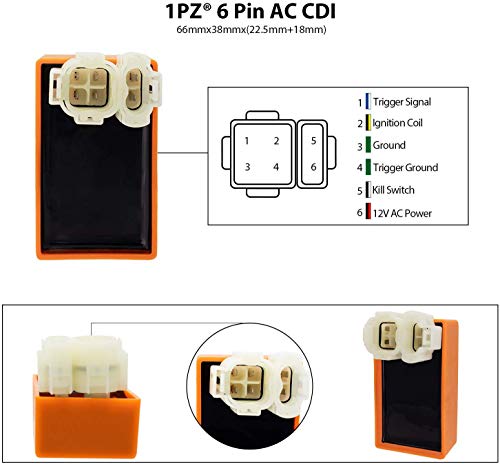 1PZ Honda Xr Racing CDI Ignition Coil & Spark Plug Set