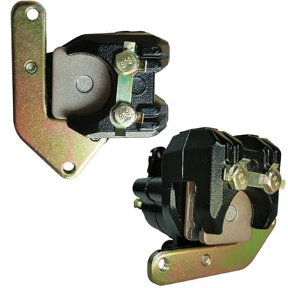 Rear Brake Caliper Assembly Fits for Yamaha Warrior 350 YFM350X Banshee 350 YFZ350 Wolverine 350 YFM350FX Raptor 660R YFM660R with Brake Pads Parking Break 1UY-2580W-01-00