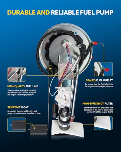 PHILTOP Electric Fuel Pump Assembly Fit for 1997 Ford Crown Victoria GAS