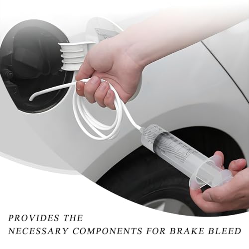 Hydraulic Disc Brake Bleed Tool, 100ML Syringe Motorcycle Brake Oil Fluid Extractor Bleeder with 50cm Hose, Hydraulic Disc Brake & Clutch Bleeding Kit for Motorcycle Scooter