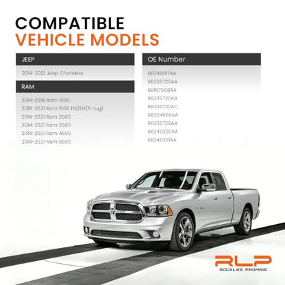 RLP TPMS Sensor 433MHz Fit for 2014-2021 Jeep Ram 4PCS 68249197AA