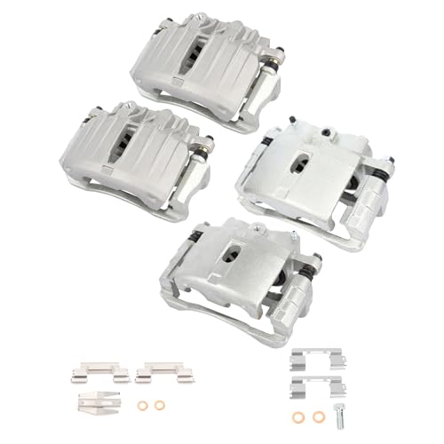 cciyu Front & Rear Brake Calipers 18-B4729 18-B4728 18-B4764 18-B4765 - size: Front & Rear[18-B4729+18-B4728+18-B4764+18-B4765]