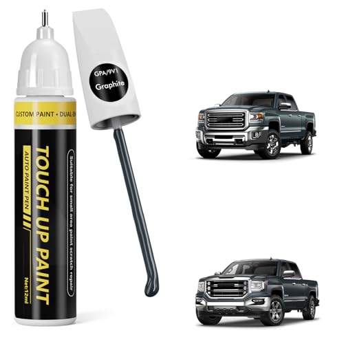 (Graphite (GPA/9V1) Car Touch Up Paint for GMC - color: Graphite (GPA/9V1) for 2025 Sierra/2024 Sierra/2023 Sierra/2025 Sierra EV/2025 YUKON & YUKON XL/2024 YUKON & YUKON XL/2026 HUMMER EV PICKUP/2025 HUMMER EV PICKUP/2024 HUMMER EV PICKUP/2026 HUMMER EV/