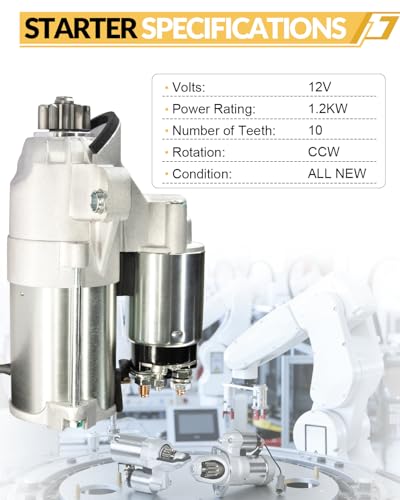 AATEE 8G1Z-11002-B Starter Motor for:-Ford Edge 07-15, Explorer 11-19 - style: 8G1Z-11002-B