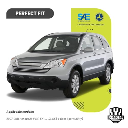 Headlights for 2007-2011 Honda CR-V EX, EX-L, LX, SE 4-Door