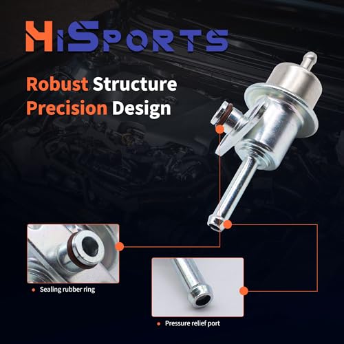 HiSport PR4013 Fuel Injection Pressure Regulator 15610-67D00, 3.0 Bar - size: HSFPR4013