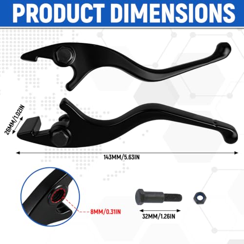 Gosknor Aluminum Alloy Electric Dirt Bike Brake Lever for in 10