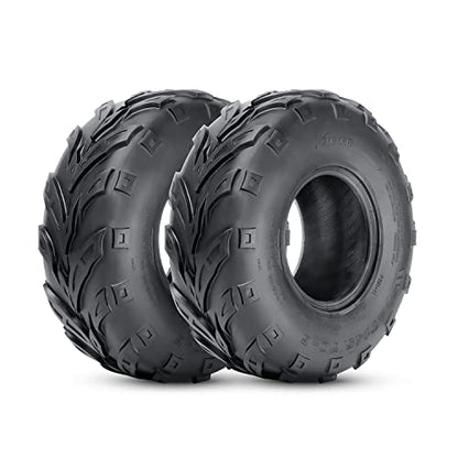 HALBERD 145/70-6 ATV Tires, 4PR Go Kart Street Mini Bike Tires, Set of 2 - size: 145/70-6*2