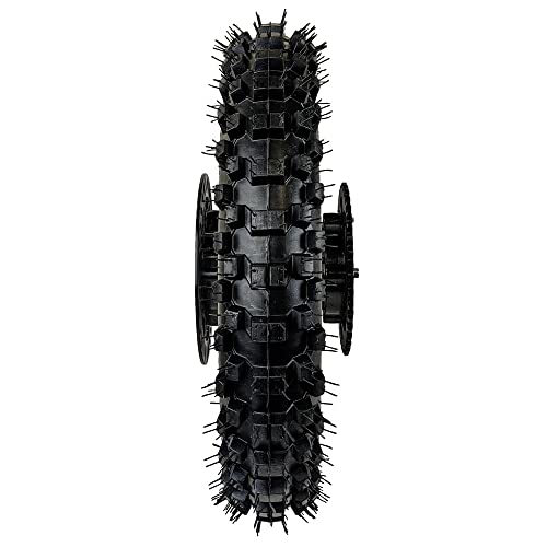 12" Rear Wheel 80/100-12 Tire Assembly For Dirt Pit Bike 125cc 140cc 150cc Apollo SSR XR CRF TaoTao Includes Brake Rotor and 428 Sprocket (12 inch) - size: 12 inch