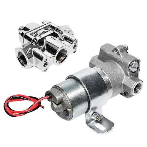 110 GPH Electric Fuel Pump with Regulator – Model 12-802-1 for High-Performance Applications (Zinc, 110 GPH) - color: 110 GPH