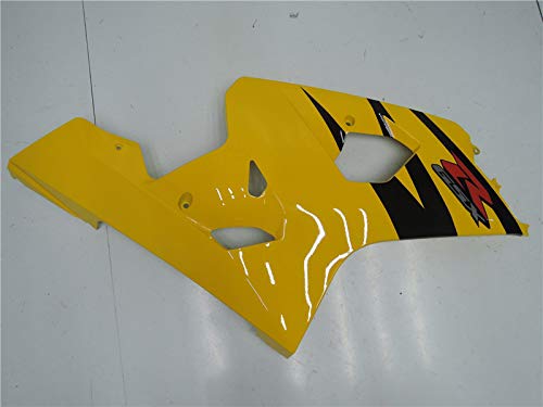YTL Yellow Black Full Fairing Fit for Suzuki 2004-2005 GSXR 600/750 - color: 009 Yellow Black