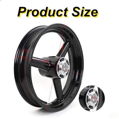 17"x3.5" Front Wheel Rim for Suzuki GSXR 600 750 2001-2005 - size: GSXR 600 750 01-05 GSXR 1000 01-04 SV1000 /S