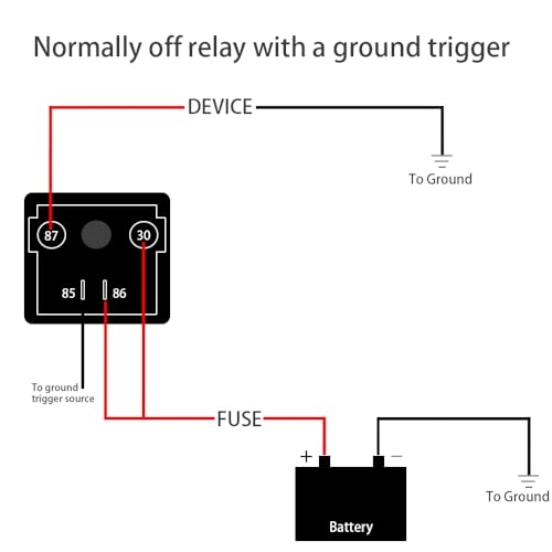 120A Relay, 12VDC Continuous Duty SPST 4-pin High Power Relay Set - size: 2 sets of 12v-120a-4pin