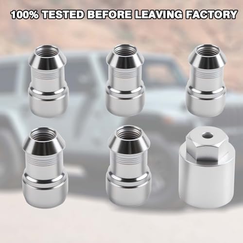 Wheel Lock Lug Nuts 82215711 Fit for Jeep 2018-2024 Wrangler Gladiator