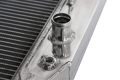 3 Row Radiator Fits 1997-2004 Chevrolet Corvette Base Coupe 2-Door 5.7L 350Cu. V8 C5 Z06 Polished Aluminum 24.75"×18"