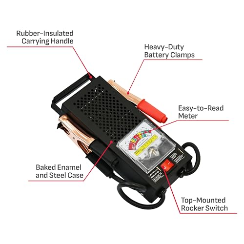 Schumacher Electric Battery Load Tester, 6V/12V – BT-100 - size: Analog / BT-100