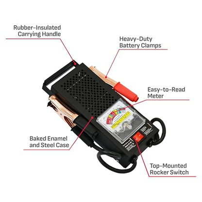 Schumacher Electric Battery Load Tester, 6V/12V – BT-100 - size: Analog / BT-100