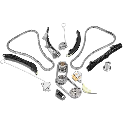 Autoexact 3.2L 3.6L Engine Timing Chain Kit Fit for V6 2011-2020 Chrysler Town Country Dodge Challenger Durango Journey Jeep Grand Cherokee Wrangler Ram ProMaster 1500 5184352AF 5184355AF 5047891AA - size: Fit for 2011-2020 Jeep/Dodge - 3.6L